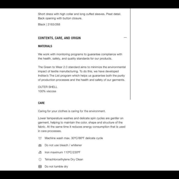 Zara Black long sleeve floral Camila minidress Sz XS NWT - Picture 9 of 10